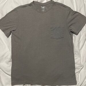 Lee Men's Charcoal Short Sleeve Tee